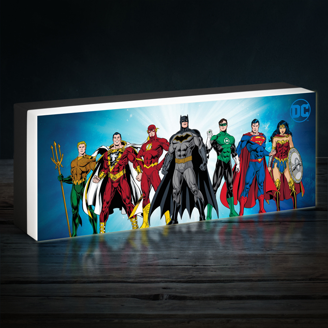 DC COMICS – Décoration Lumineuse Justice League 30 cm