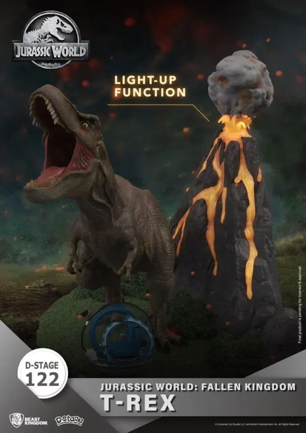 JURASSIC WORLD - Figurine T-Rex Diorama D-Stage 13 cm (Fallen Kingdom) – Image 4