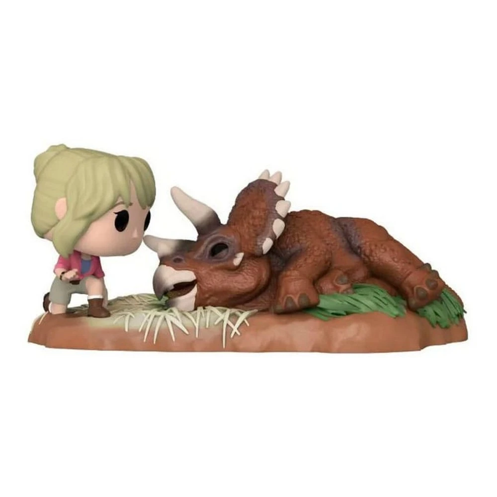 Dr. Sattler avec Tricératops - Figurine Jurassic Park Funko POP! Moment n°1198