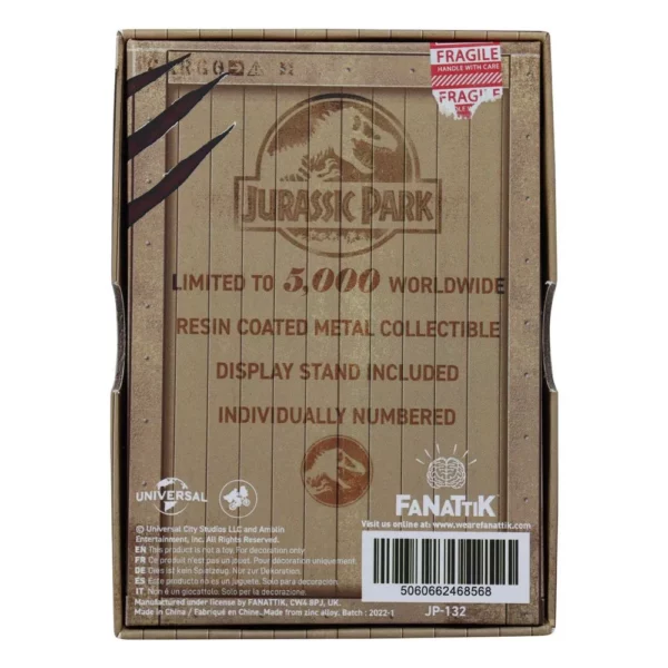 JURASSIC PARK - Lingot de Collection Mosquito in Amber Limited Edition – Image 3