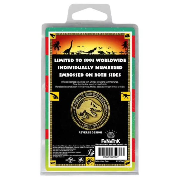 JURASSIC PARK - Pièce de Collection 30ème Anniversaire Edition Limitée – Image 3