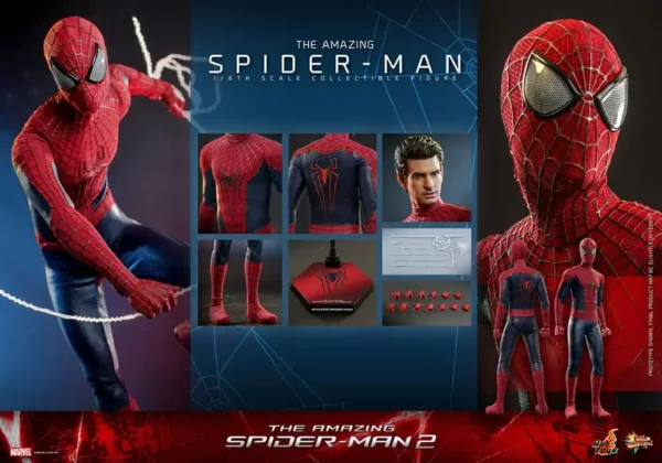 MARVEL – Figurine 1/6 Movie Masterpiece Spider-Man (The Amazing Spider-Man 2) 30 cm – Image 14