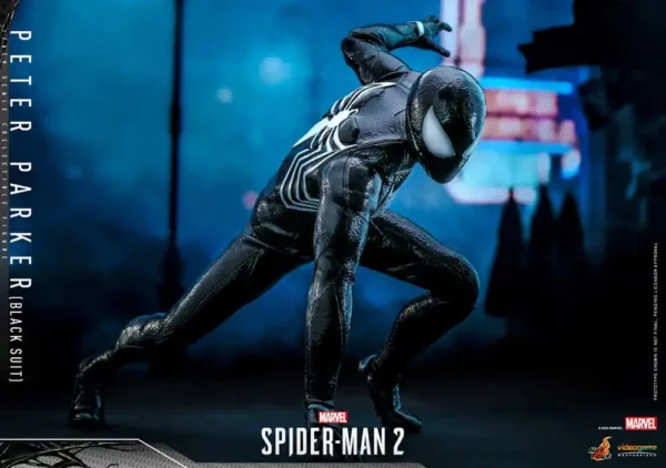 MARVEL – Figurine 1/6 Video Game Masterpiece Spider-Man (Black Suit) 30 cm – Image 11