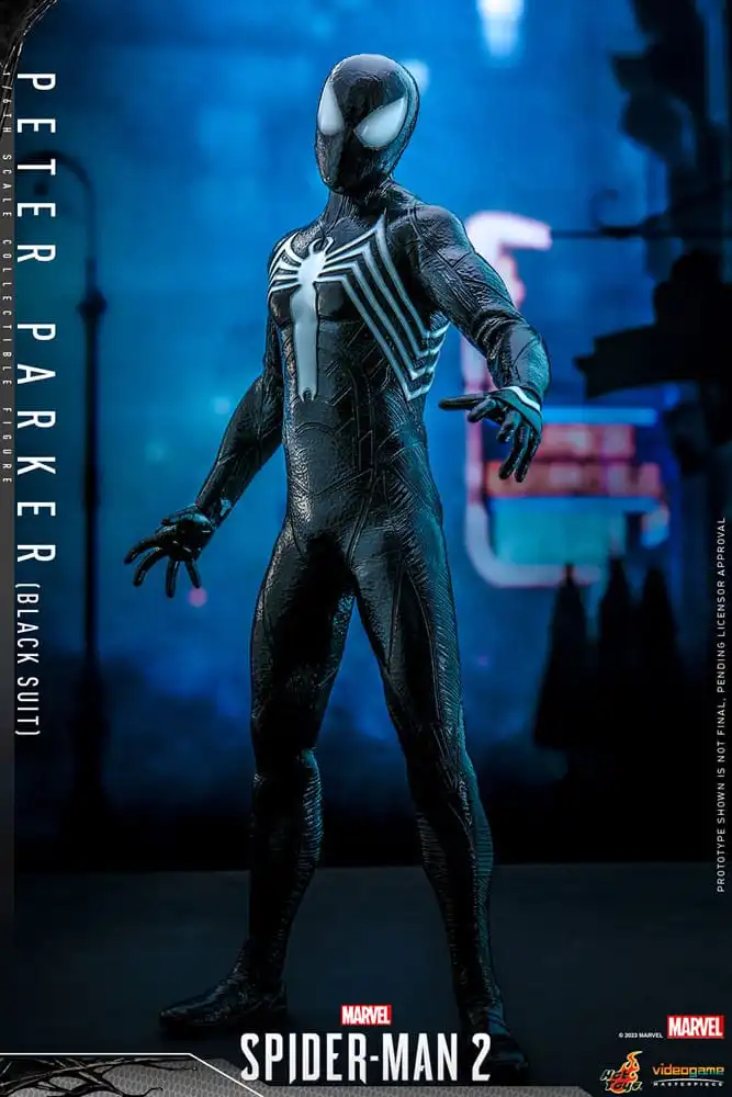 MARVEL – Figurine 1/6 Video Game Masterpiece Spider-Man (Black Suit) 30 cm