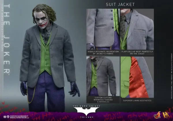 DC COMICS - Figurine DX 1/6 The Joker (The Dark Knight) 31 cm – Image 19