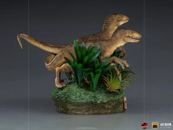 JURASSIC PARK - Statuette 1/10 Art Scale Just the Two Raptors 20 cm – Image 3