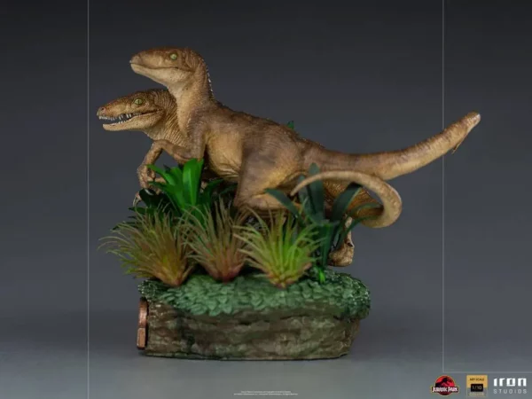 JURASSIC PARK - Statuette 1/10 Art Scale Just the Two Raptors 20 cm – Image 5