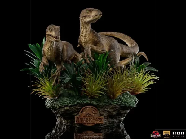JURASSIC PARK - Statuette 1/10 Art Scale Just the Two Raptors 20 cm – Image 9