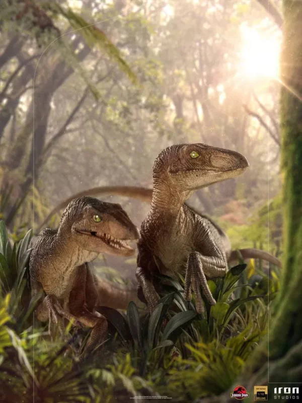 JURASSIC PARK - Statuette 1/10 Art Scale Just the Two Raptors 20 cm – Image 11