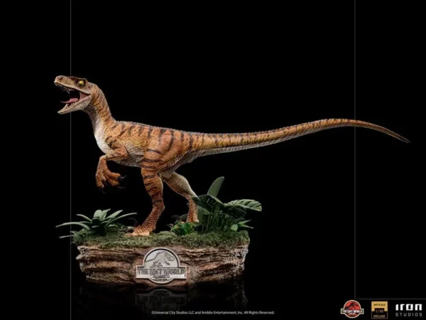 JURASSIC PARK - Statuette 1/10 Deluxe Art Scale Vélociraptor 18 cm (Le Monde Perdu) – Image 3