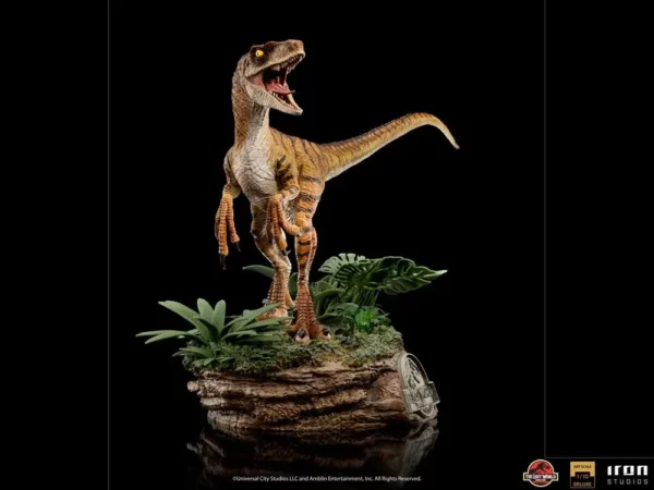 JURASSIC PARK - Statuette 1/10 Deluxe Art Scale Vélociraptor 18 cm (Le Monde Perdu) – Image 4