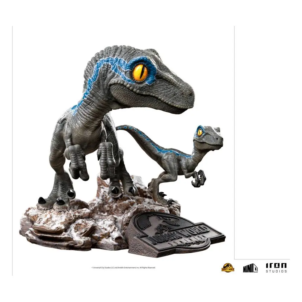 JURASSIC WORLD - Figurine Mini Co Blue & Beta (Le Monde d'après) 13 cm