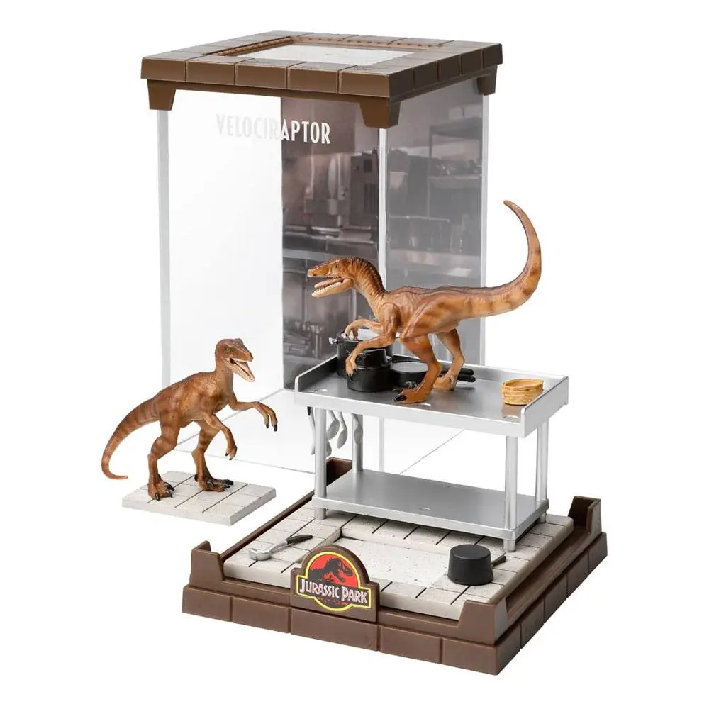 JURASSIC PARK - Figurines Velociraptors Diorama 18 cm
