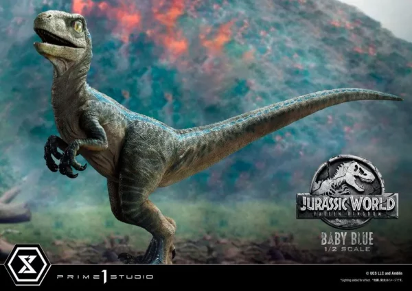 JURASSIC WORLD - Statuette 1/2 Prime Collectibles Baby Blue (Fallen Kingdom) 34 cm – Image 4