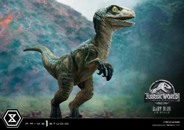 JURASSIC WORLD - Statuette 1/2 Prime Collectibles Baby Blue (Fallen Kingdom) 34 cm – Image 5