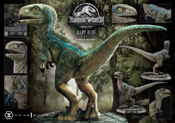 JURASSIC WORLD - Statuette 1/2 Prime Collectibles Baby Blue (Fallen Kingdom) 34 cm – Image 17