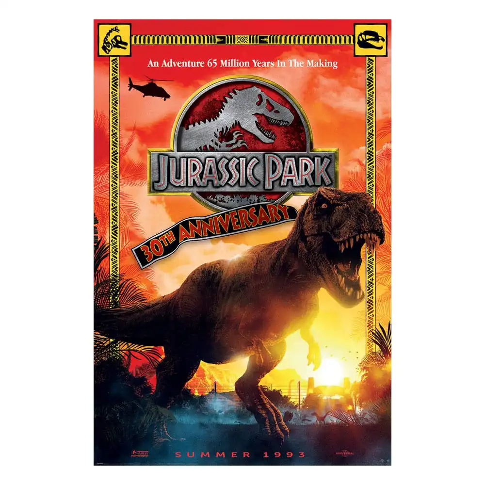 JURASSIC PARK - Poster T-Rex 30ème Anniversaire (91 x 61)