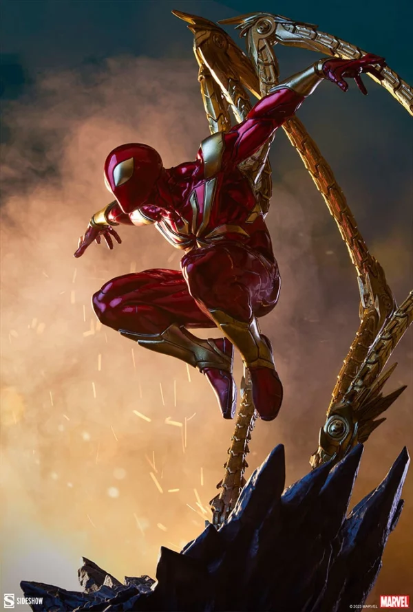 MARVEL - Statuette 1/4 Premium Format Spider-Man (Iron Spider) 68 cm – Image 3