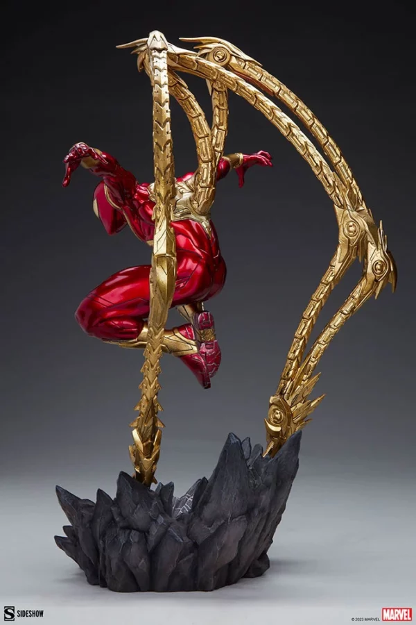 MARVEL - Statuette 1/4 Premium Format Spider-Man (Iron Spider) 68 cm – Image 10