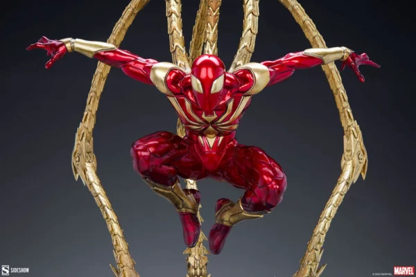 MARVEL - Statuette 1/4 Premium Format Spider-Man (Iron Spider) 68 cm – Image 11