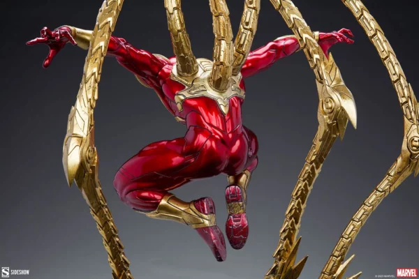 MARVEL - Statuette 1/4 Premium Format Spider-Man (Iron Spider) 68 cm – Image 12