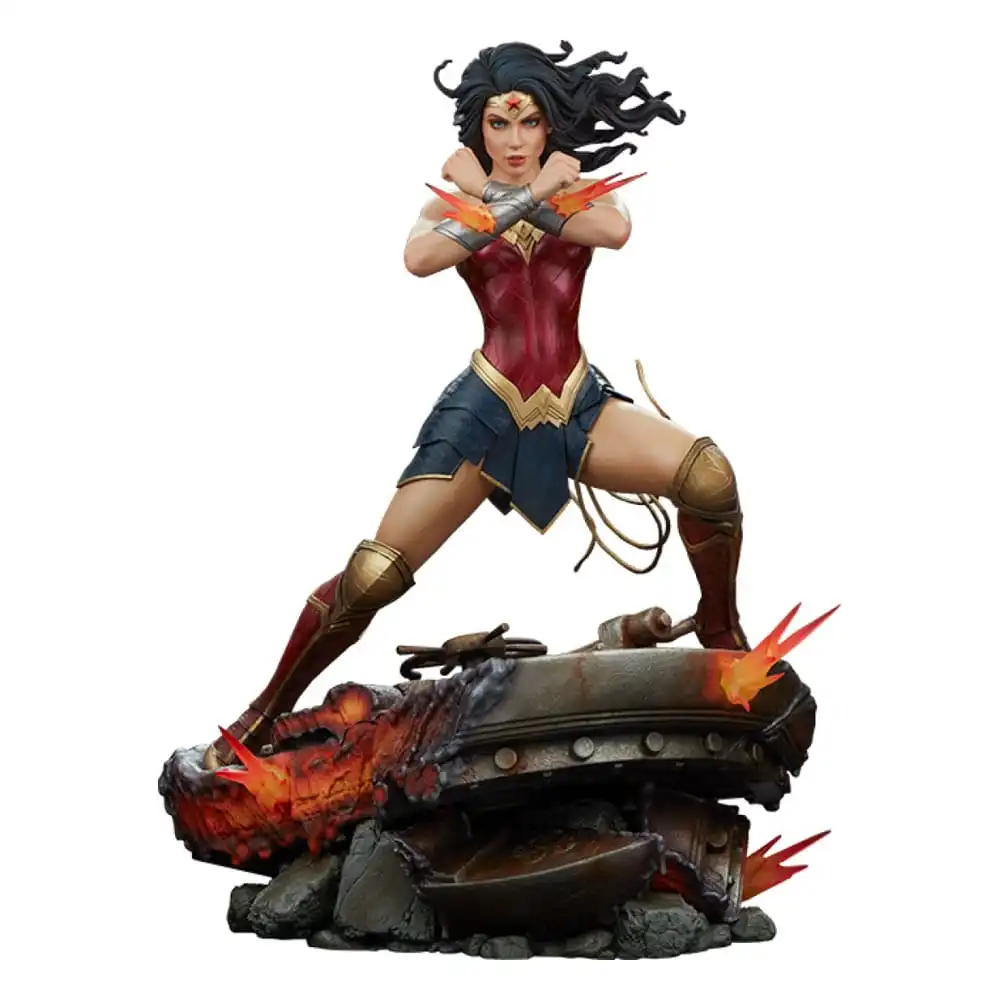 DC COMICS - Statuette Premium Format Wonder Woman: Saving the Day 50 cm