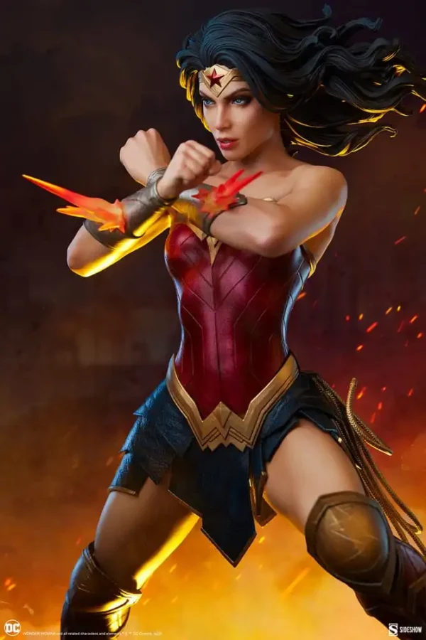 DC COMICS - Statuette Premium Format Wonder Woman: Saving the Day 50 cm – Image 3