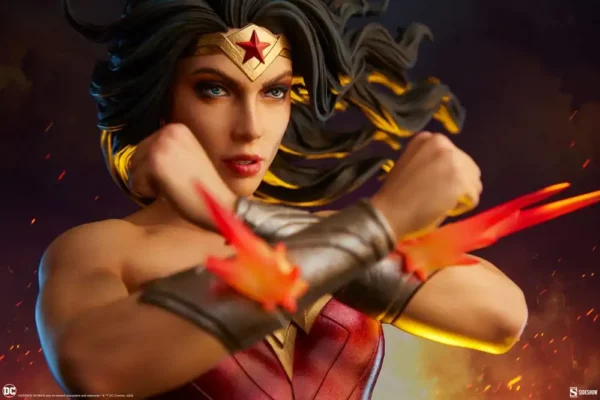 DC COMICS - Statuette Premium Format Wonder Woman: Saving the Day 50 cm – Image 7
