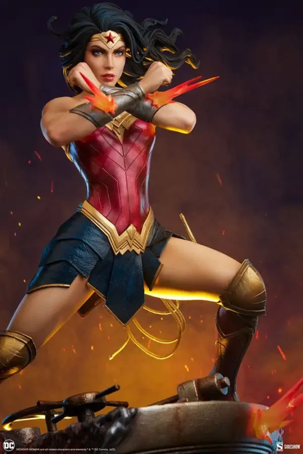 DC COMICS - Statuette Premium Format Wonder Woman: Saving the Day 50 cm – Image 19