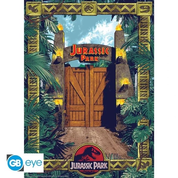 JURASSIC PARK - Set 2 Posters "Portes" & "Biodiversité" (52x38) – Image 3