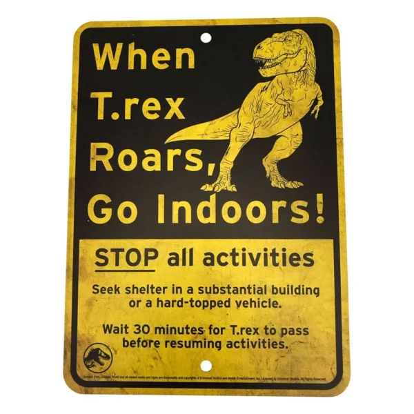 JURASSIC WORLD - Mini Répliques Warning Signs – Image 2