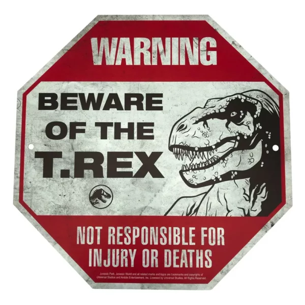 JURASSIC WORLD - Mini Répliques Warning Signs – Image 4