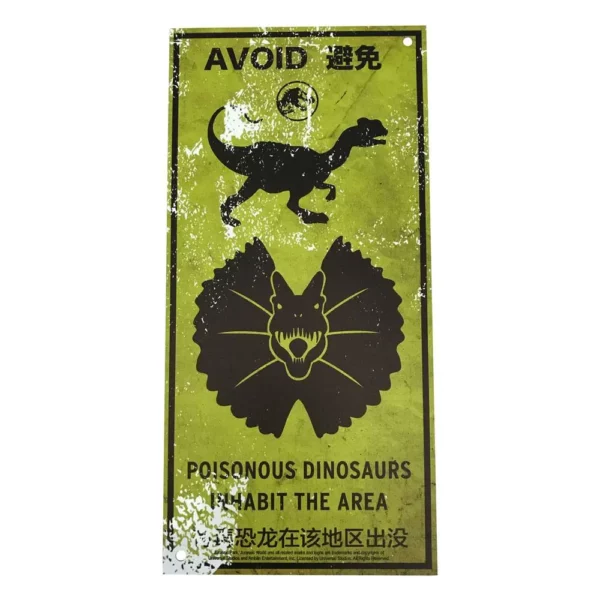JURASSIC WORLD - Mini Répliques Warning Signs – Image 5