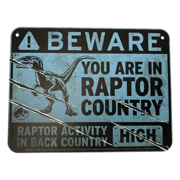 JURASSIC WORLD - Mini Répliques Warning Signs – Image 7
