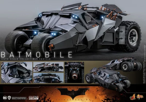 DC COMICS - Batmobile Movie Masterpiece The Dark Knight 73 cm – Image 14
