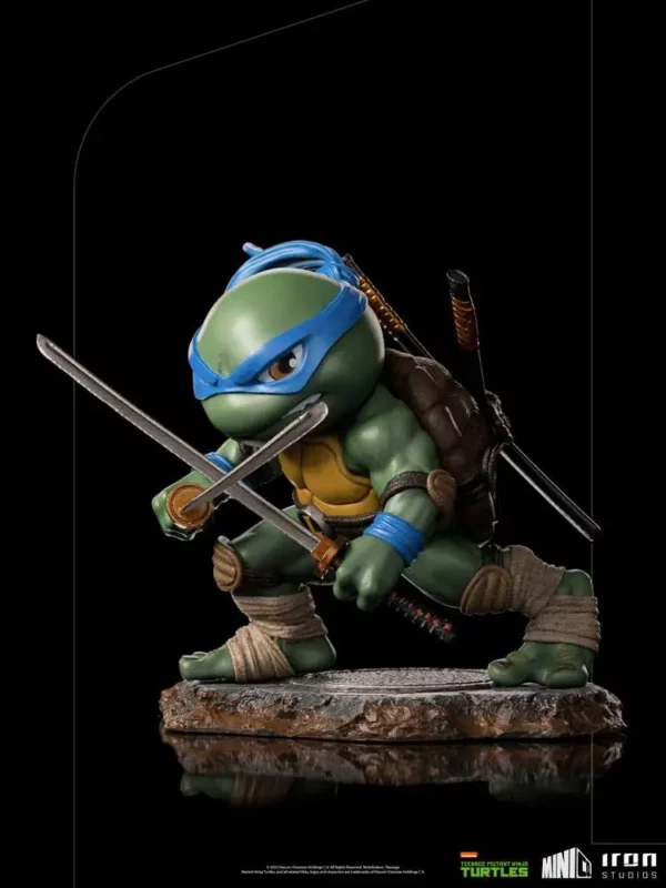 LES TORTUES NINJA - Figurine Leonardo Mini Co 12 cm – Image 2