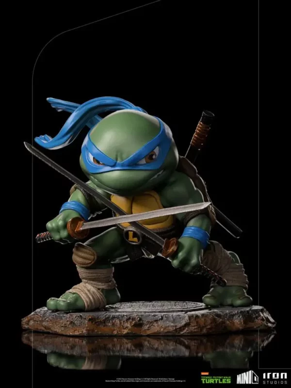 LES TORTUES NINJA - Figurine Leonardo Mini Co 12 cm – Image 3