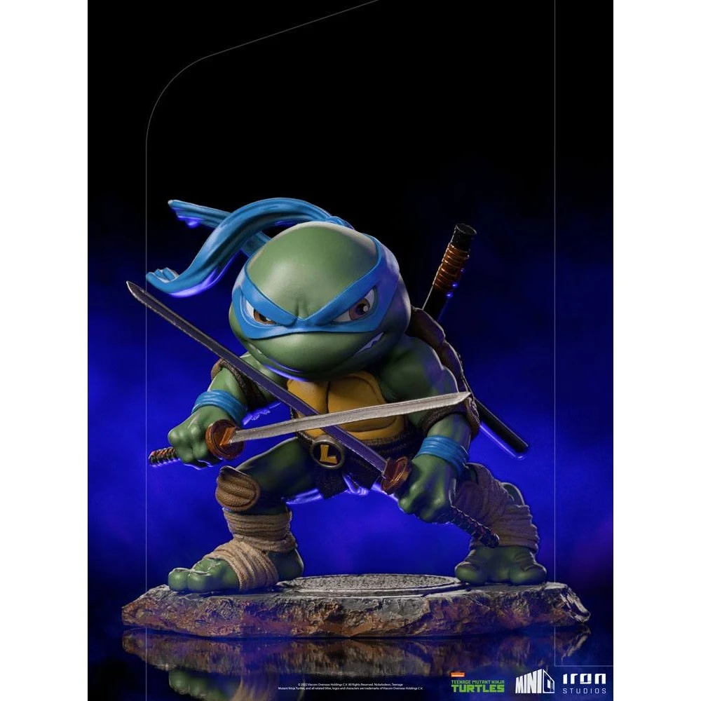 LES TORTUES NINJA - Figurine Leonardo Mini Co 12 cm