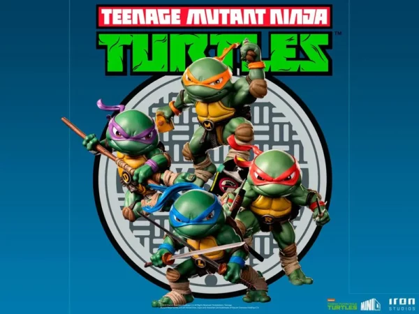 LES TORTUES NINJA - Figurine Leonardo Mini Co 12 cm – Image 9