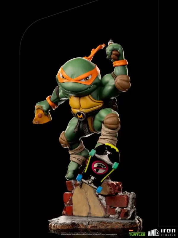 LES TORTUES NINJA - Figurine Michelangelo Mini Co 20 cm – Image 2