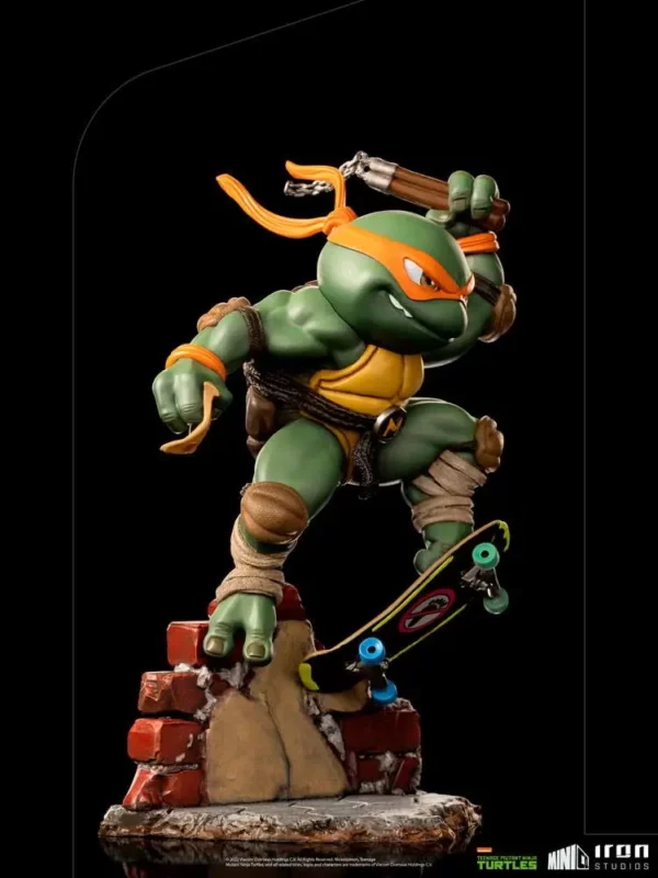 LES TORTUES NINJA - Figurine Michelangelo Mini Co 20 cm – Image 4