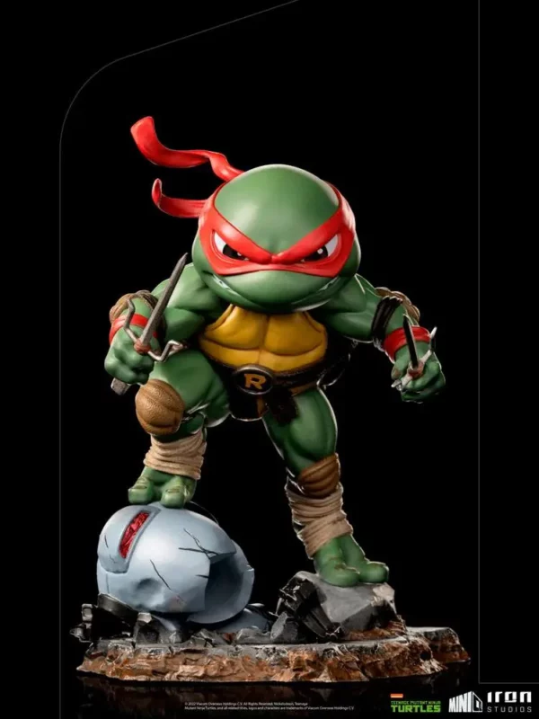 LES TORTUES NINJA - Figurine Raphaël Mini Co 16 cm – Image 2