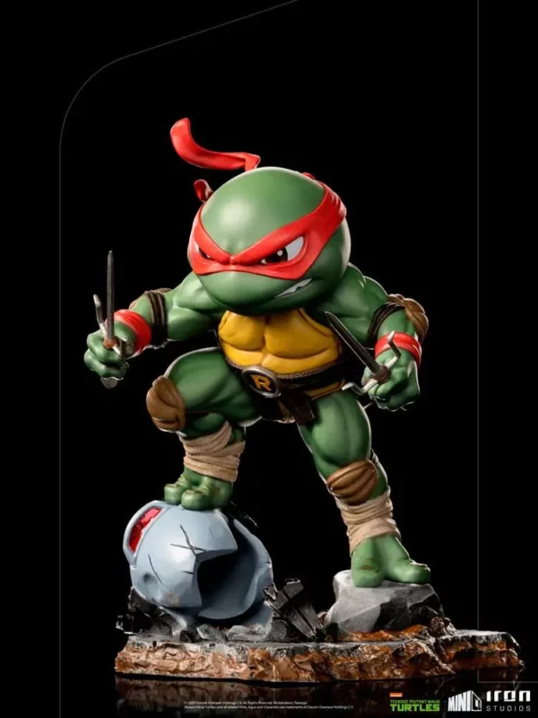 LES TORTUES NINJA - Figurine Raphaël Mini Co 16 cm – Image 3