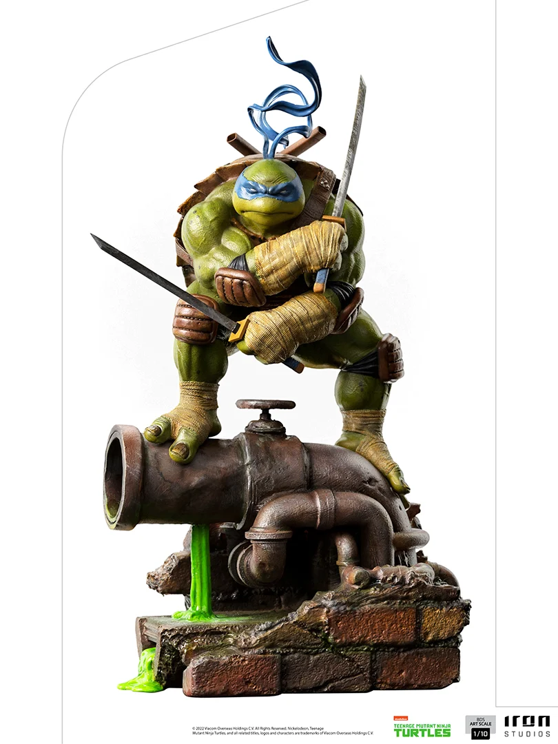 LES TORTUES NINJA - Statuette 1/10 Art Scale Leonardo 24 cm