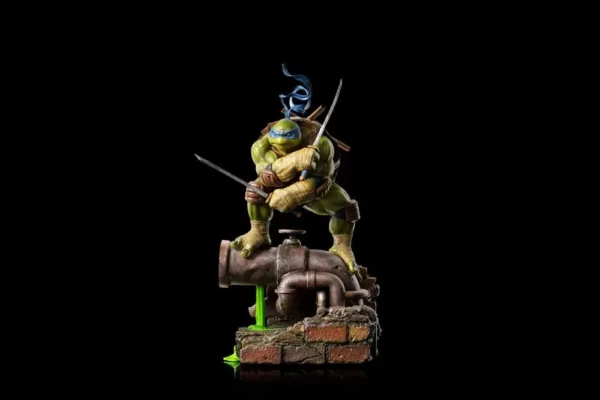 LES TORTUES NINJA - Statuette 1/10 Art Scale Leonardo 24 cm – Image 2