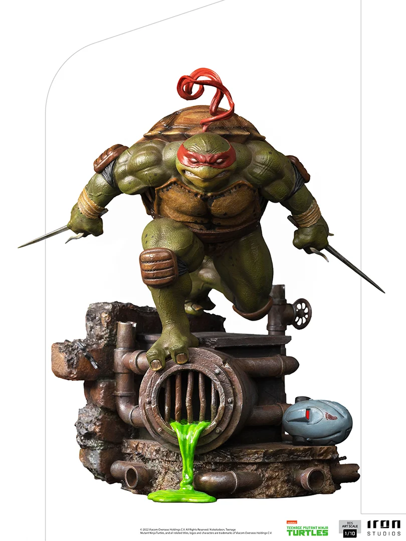 LES TORTUES NINJA - Statuette 1/10 Art Scale Raphaël 22 cm