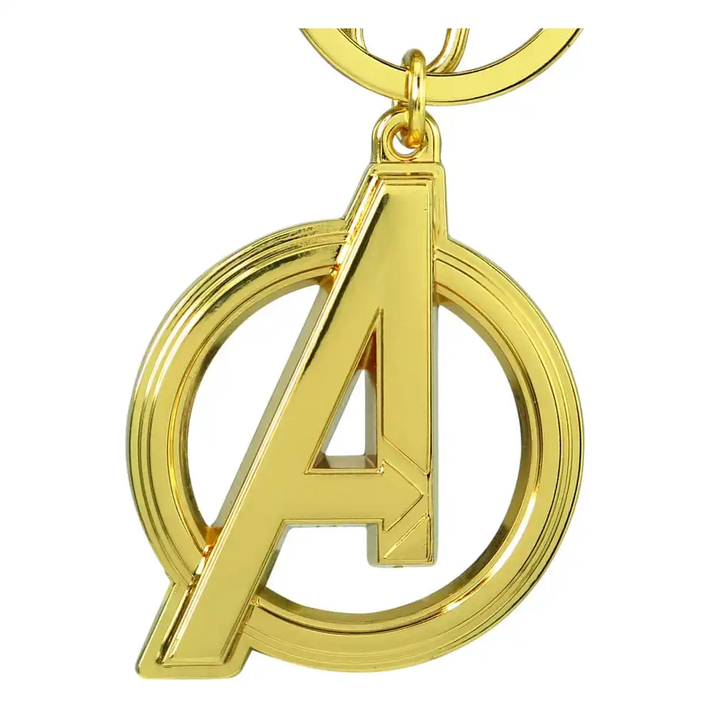 MARVEL - Porte-clés Métal Gold Logo Avengers
