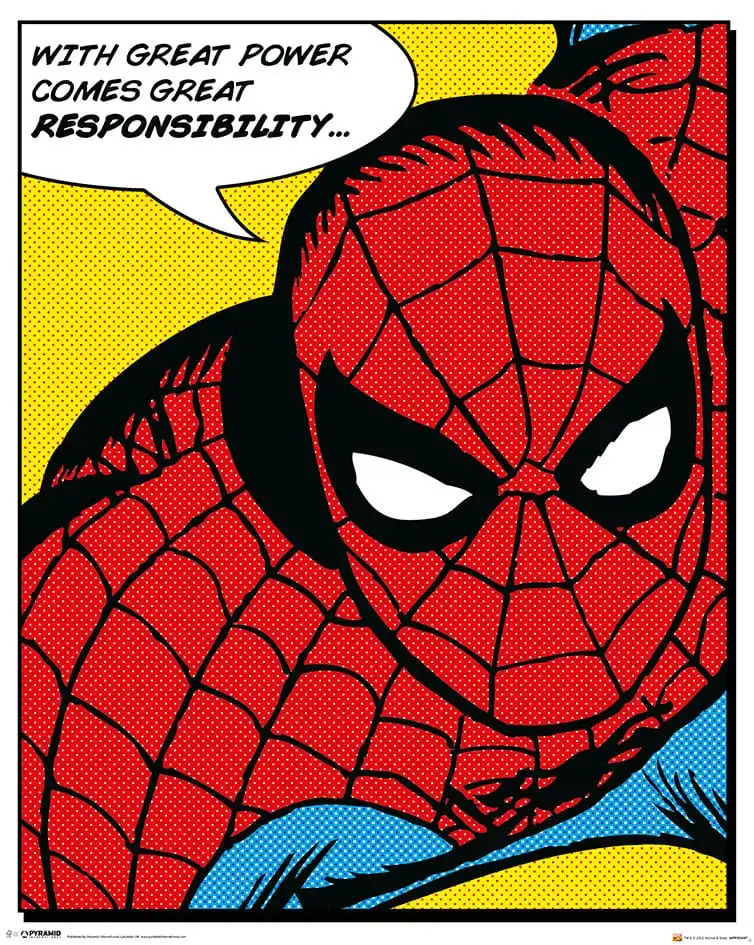 MARVEL – Poster Marvel Comics Spider-Man "Quote" (40 x 50)