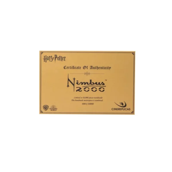 HARRY POTTER - Réplique 1/1 Balai Magique Nimbus 2000 Nouvelle édition – Image 6