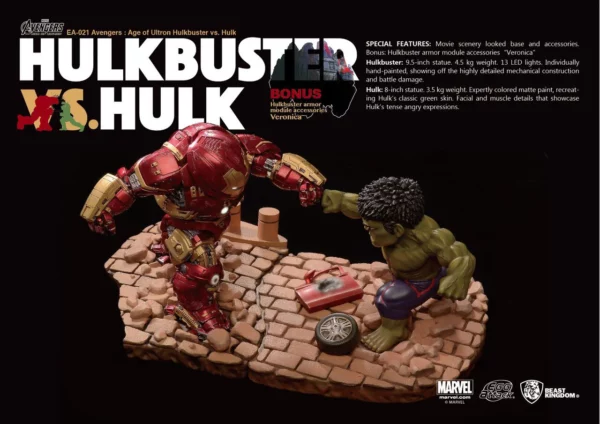 MARVEL - Figurine Egg Attack Action Hulk vs Hulkbuster (Avengers: L’Ère d'Ultron) – Image 2